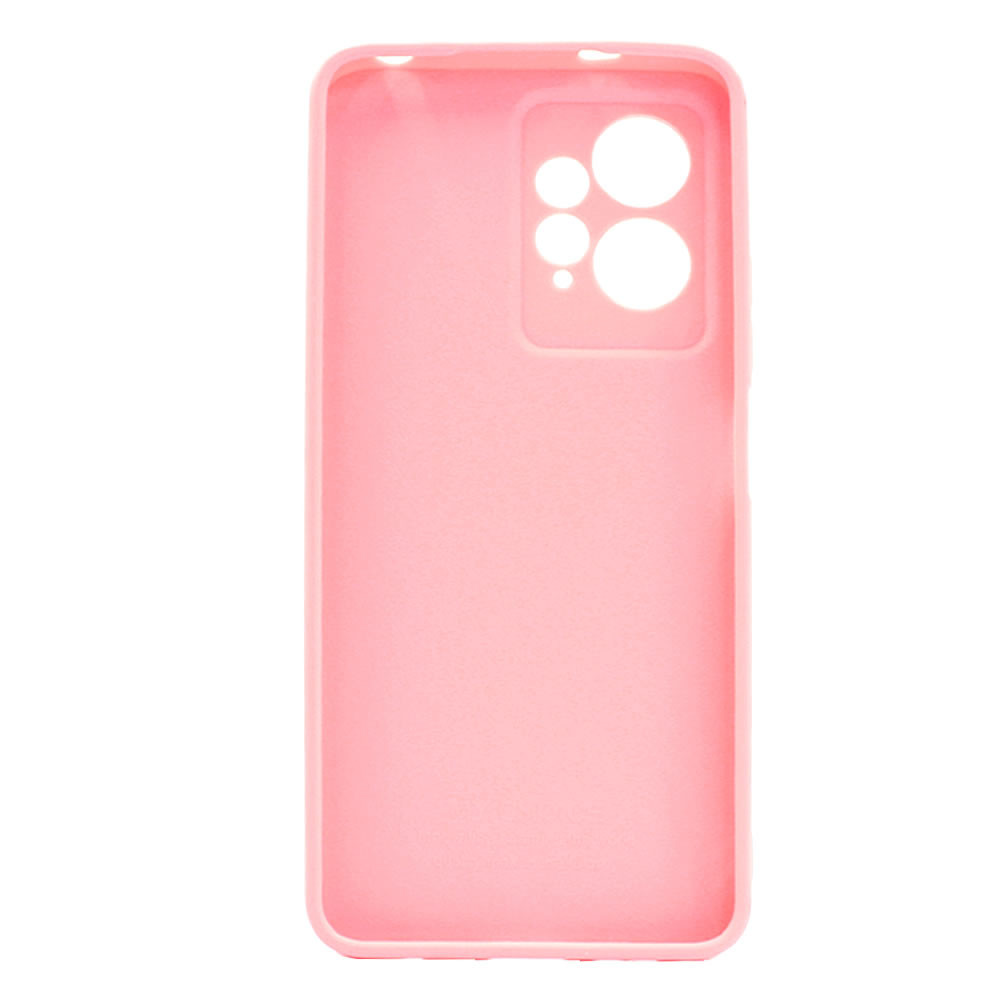 Capa Silicone Gel Xiaomi Redmi Note 12 4G Rosa Com Protetor De Câmera 3D