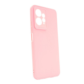 Capa Silicone Gel Xiaomi Redmi Note 12 4G Rosa Com Protetor De Câmera 3D