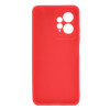 Xiaomi Redmi Note 12 4G Red Silicone Case With 3D Camera Protector