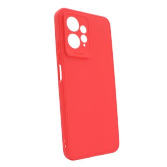 Xiaomi Redmi Note 12 4G Red Silicone Case With 3D Camera Protector