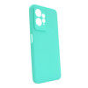 Capa Silicone Gel Xiaomi Redmi Note 12 4G Verde Turquesa Com Protetor De Câmera 3D