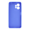 Xiaomi Redmi Note 12 4G Blue Silicone Case With 3D Camera Protector