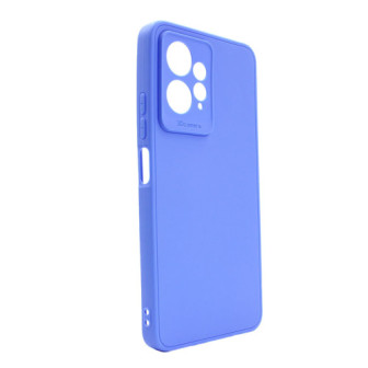 Capa Silicone Gel Xiaomi Redmi Note 12 4G Azul Com Protetor De Câmera 3D