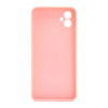 Capa Silicone Gel Samsung Galaxy A04e Rosa Com Protetor De Câmera 3d
