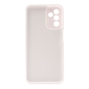 Capa Silicone Dura Samsung Galaxy A14 Branco Corações Com Protetor De Câmera