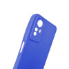 Capa Silicone Gel Xiaomi Redmi Note 12s Azul Com Protetor De Câmera 3D