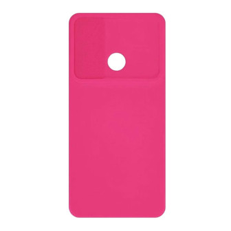 Capa Silicone Gel Xiaomi Redmi 12c Rosa Com Protetor De Câmera E Janela Deslizante