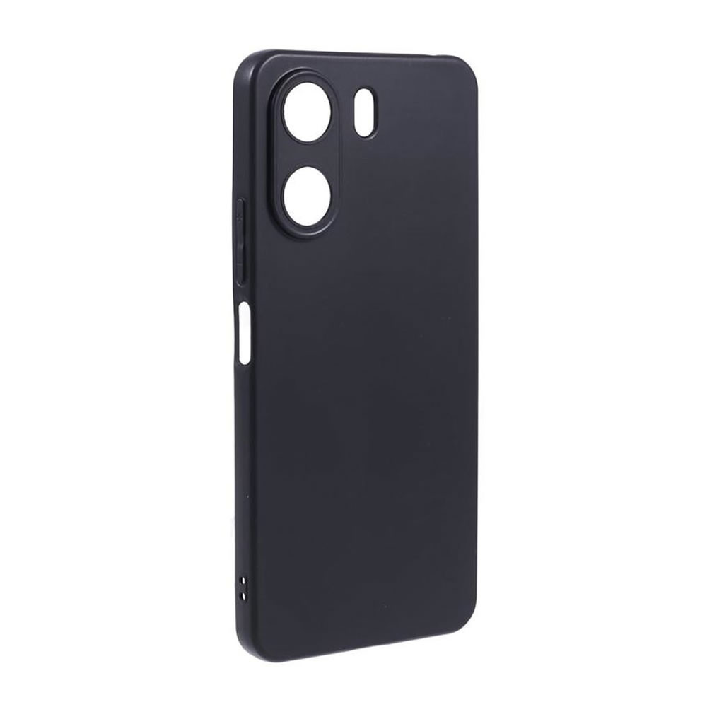 Capa Silicone Xiaomi Redmi 13c 4g Preto Com Protetor De Câmera