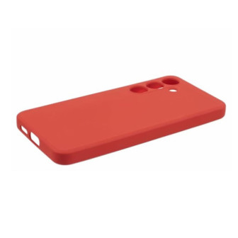 Samsung Galaxy S24 Red Robust Silicone Case With Camera Protector