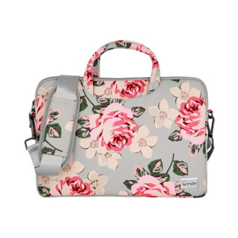 Bolsa De Portátil Wonder 15"-16" Cinza Flores