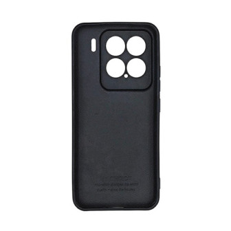 Capa Silicone Gel Xiaomi 15 Preto Com Protetor De Câmera 3D