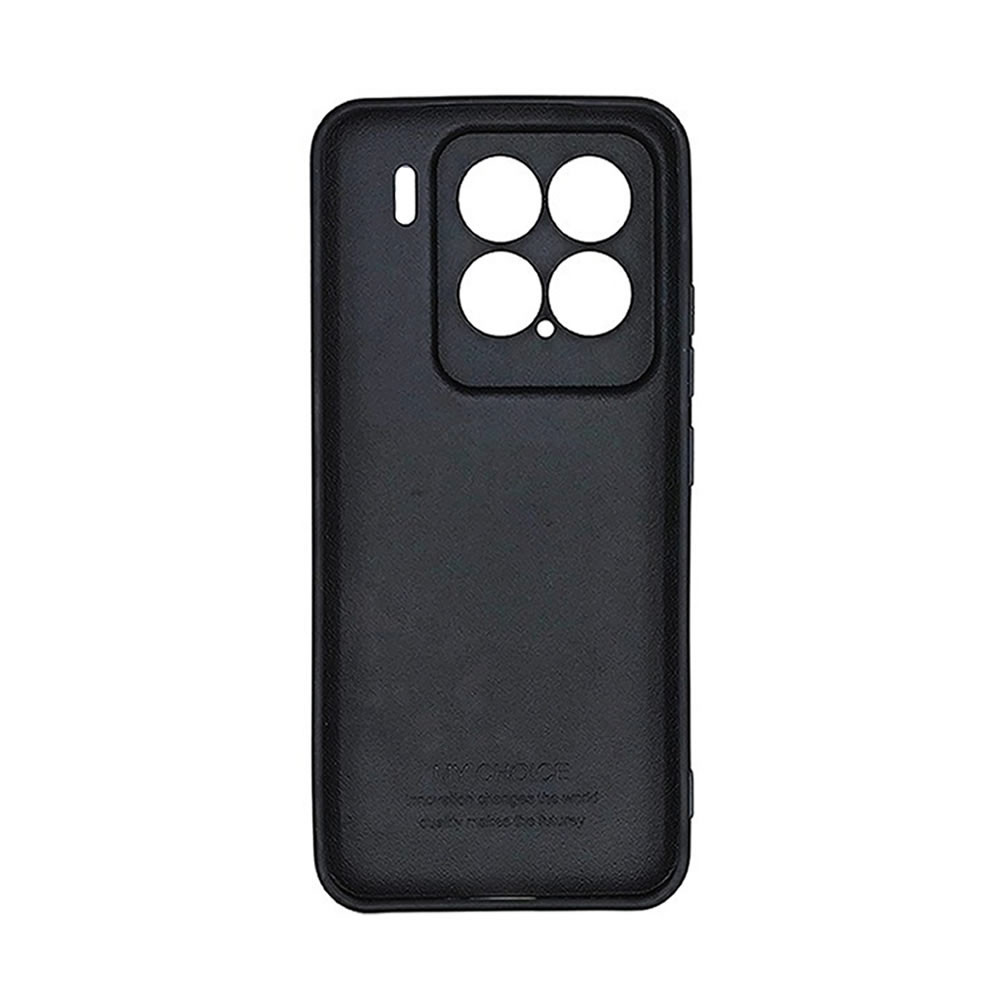 Capa Silicone Gel Xiaomi 15 Preto Com Protetor De Câmera 3D