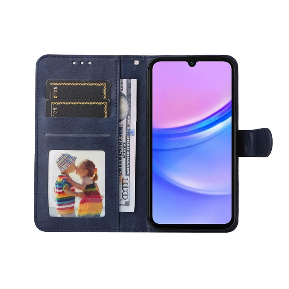 Samsung Galaxy A16 Blue Flip Cover Case