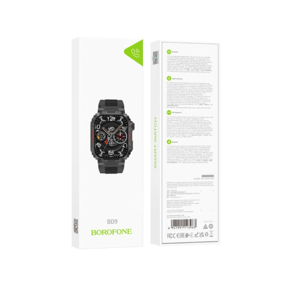 Smartwatch Borofone Bd9 Preto