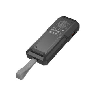 Power Bank Borofone Bj54 Preto 10000mah 20w 2 Input Usb/Usb-C Com Lanterna