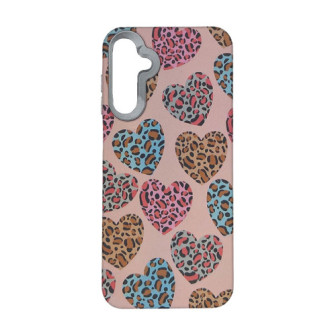 Capa Silicone Tpu Samsung Galaxy A15 Rosa Leopardo