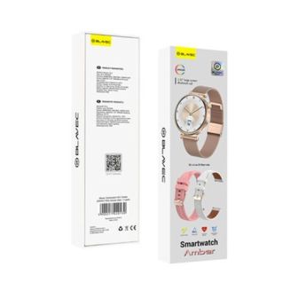 Smartwatch Blavec W17 Rosa Dourado 49mm Com Função De Chamada