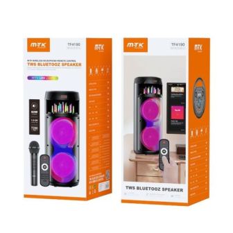 MTK TF4190 Black 7200mAh 60W Subwoofer Speaker With Microphone/Remote Control/LED