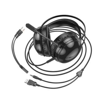 Borofone BO108 Black 3.5mm 2m Gaming Headset With Microphone