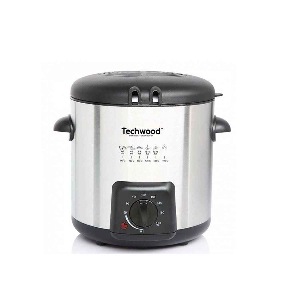 Techwood TFF-99I Silver 1L 840W Fondue/Fryer