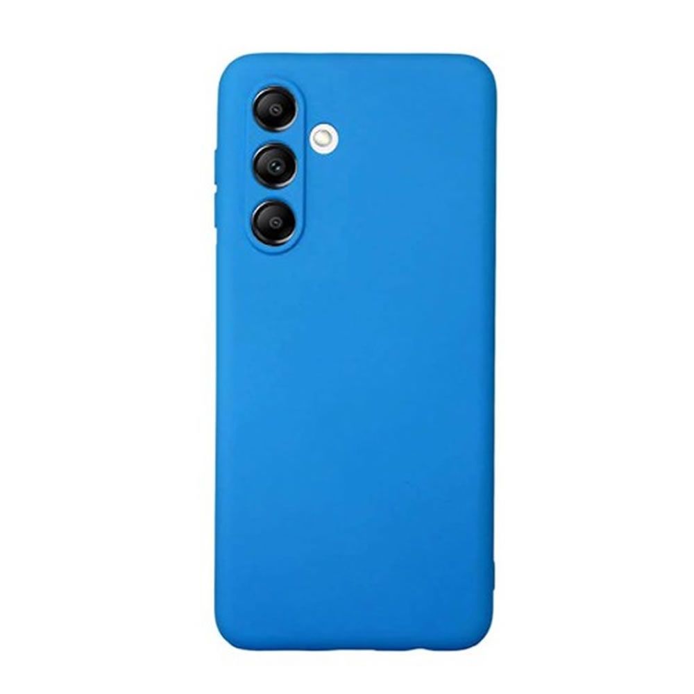 Capa Silicone Samsung Galaxy A05s Azul Com Protetor De Câmera