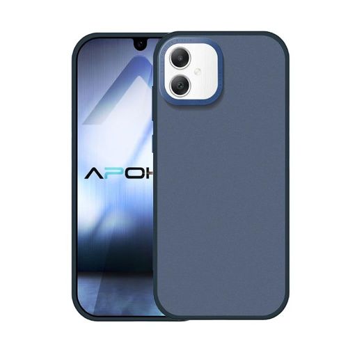 Capa Silicone TPU Samsung Galaxy A05 Azul Fosco Bumper
