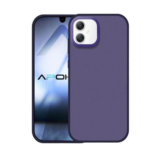 Capa Silicone TPU Samsung Galaxy A05 Roxo Fosco Bumper