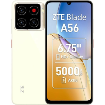 Smartphone ZTE Blade A56 Dourado 4GB+8GB/64GB 6.75" Dual SIM