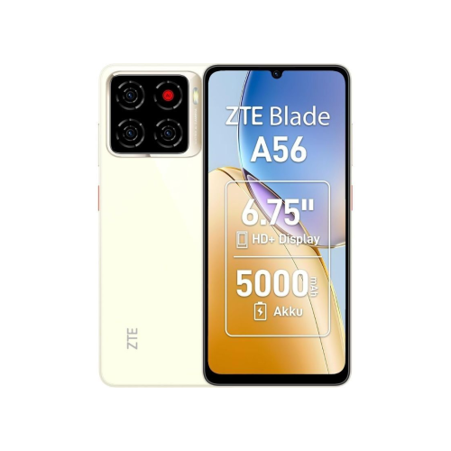 Smartphone ZTE Blade A56 Dourado 4GB+8GB/64GB 6.75" Dual SIM