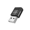 Borofone BV18 ​​Black USB-A To USB-C 3A 5V Adapter