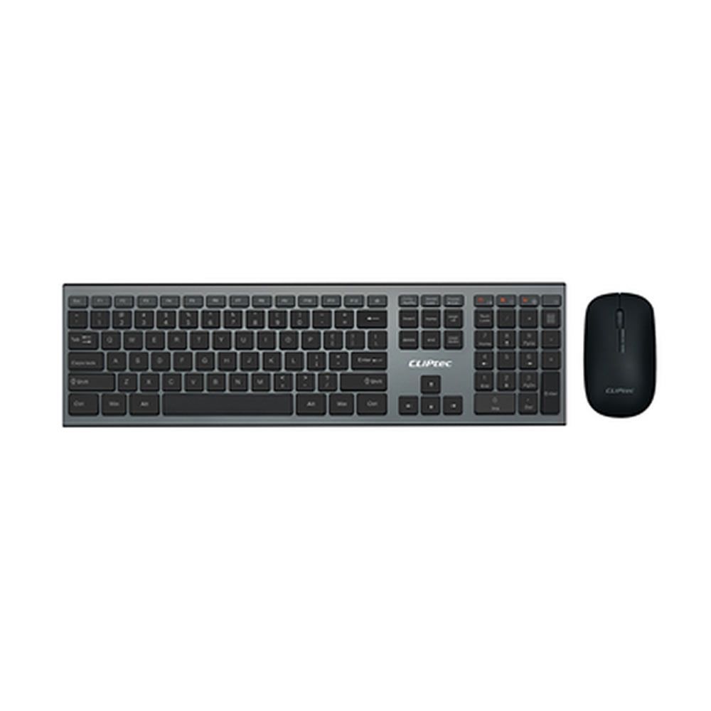 CLIPtec RZK350 SlimLine Air Black Wireless Keyboard With 1200DPI Mouse