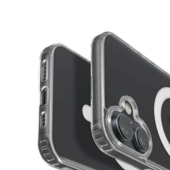 Capa Silicone Dura Apple Iphone 17 Transparente Magsafe