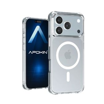 Apple Iphone 17 Pro Max Transparent Magsafe Hard Silicone Case