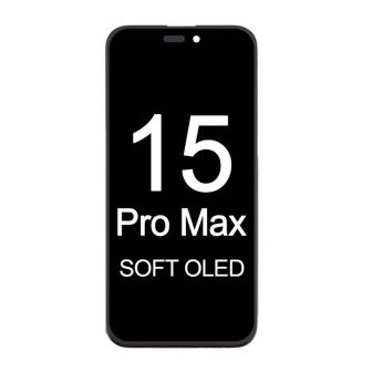 Apple iPhone 15 Pro Max 6.7" Black OLED Soft Touch+Display