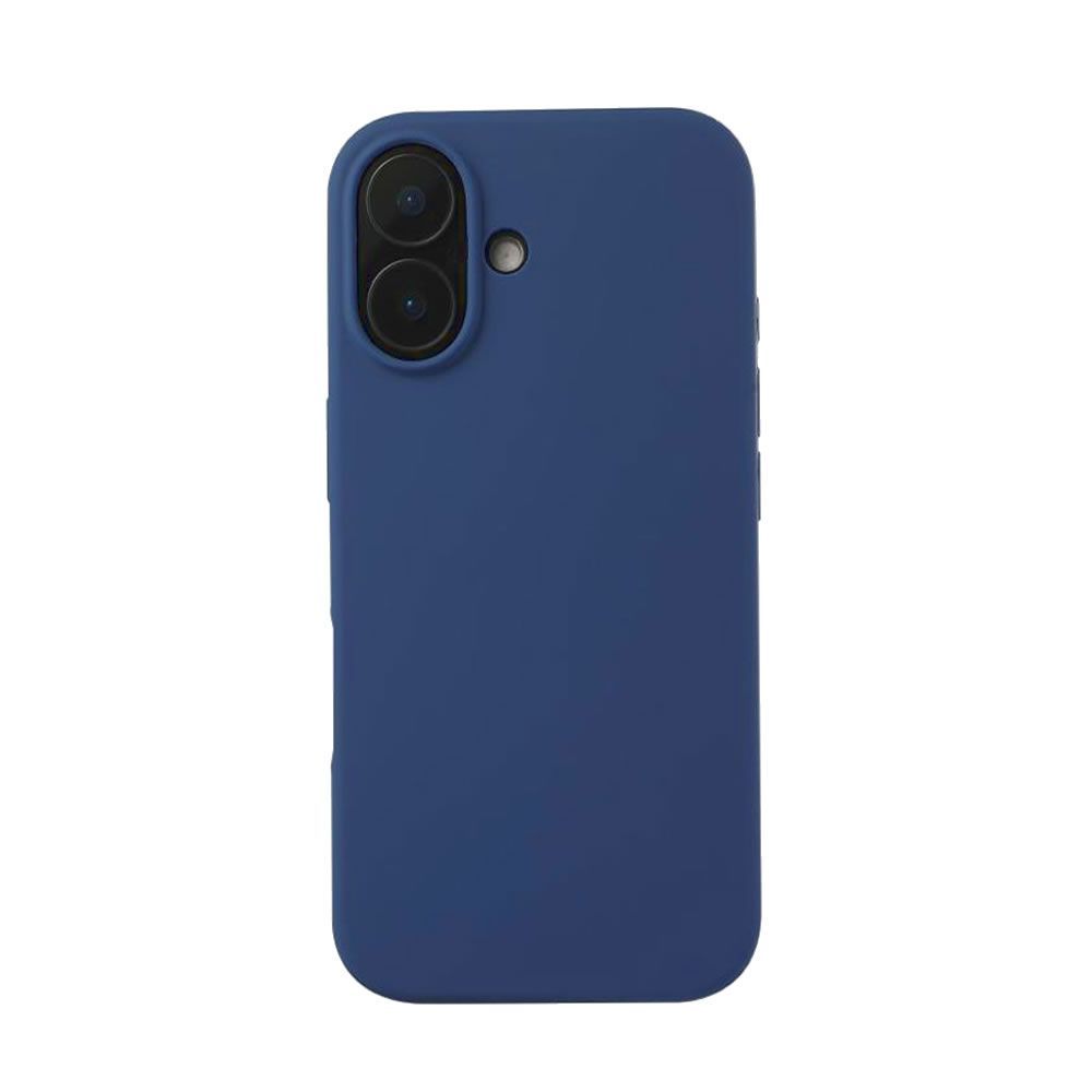 Capa Silicone Apple Iphone 17 Azul Escuro