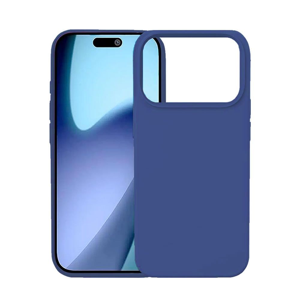 Apple Iphone 17 Pro Max Dark Blue Silicone Case