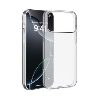 Capa Silicone Dura Apple Iphone 17 Pro Transparente