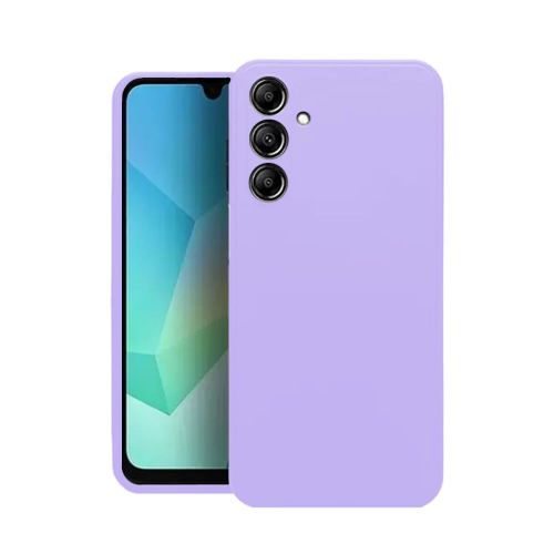 Samsung Galaxy A17 Lilac Silicone Case With Camera Protector
