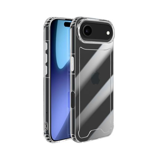 Capa Silicone Dura Anti-Choque Apple Iphone 17 Air Transparente