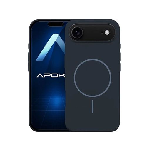 Capa Silicone Apple Iphone 17 Air Preto MagSafe