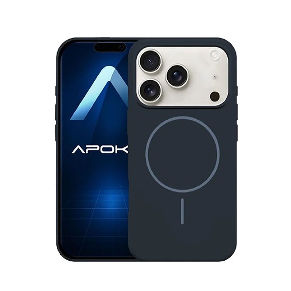 Apple Iphone 17 Pro Max Black MagSafe Silicone Case