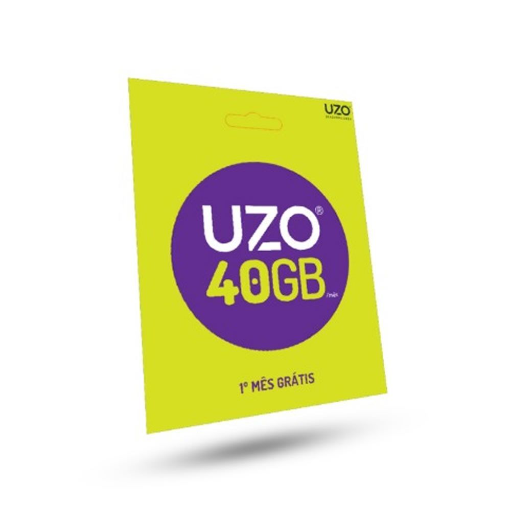 Cartão Sim Uzo 6gb 1 Mês Grátis + Oferta 20gb Por 30 Dias