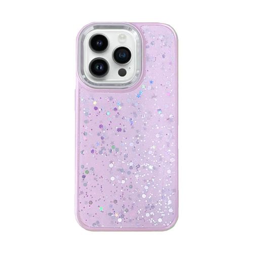 Capa Silicone TPU Apple Iphone 14 Pro Rosa Brilhantes