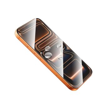 Pelicula De Vidro 5D Completa Apple Iphone 17 Pro Max 6.9" Preto