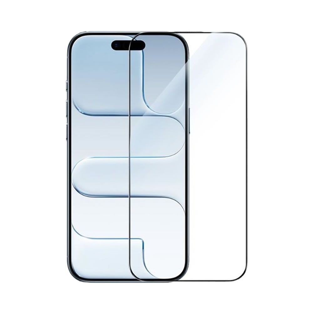 Apple Iphone 17 Air 6.5" Black 5D Full Screen Glass Protector