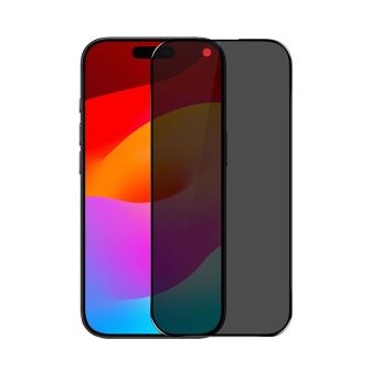 Apple Iphone 17 Air 6.5" Black Anti-Spy Screen Glass Protector Privacy