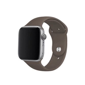Apple Watch 38mm/40mm/41mm Brown Silicone Bracelet