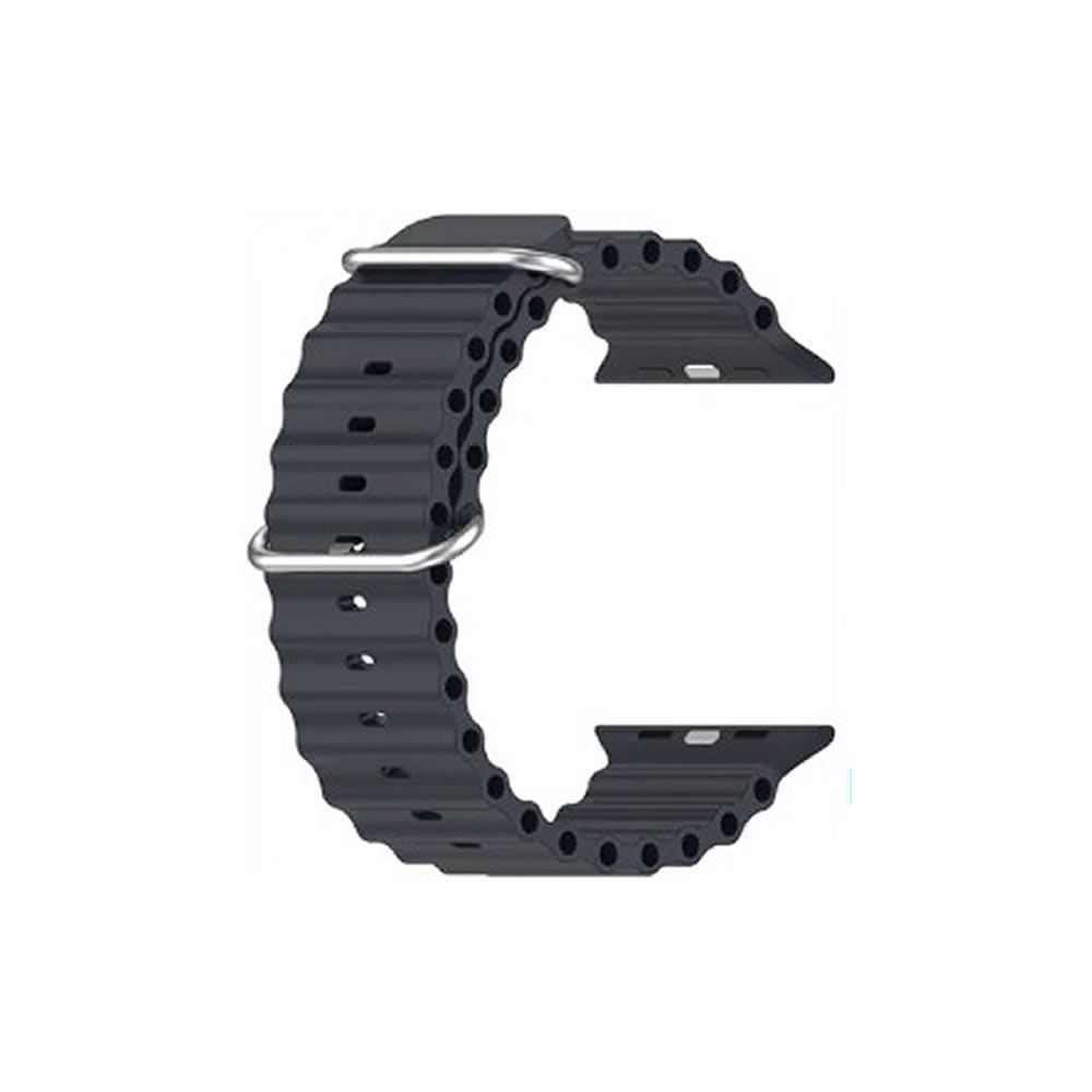 Pulseira Silicone Apple Watch 38mm/40mm/41mm Preto