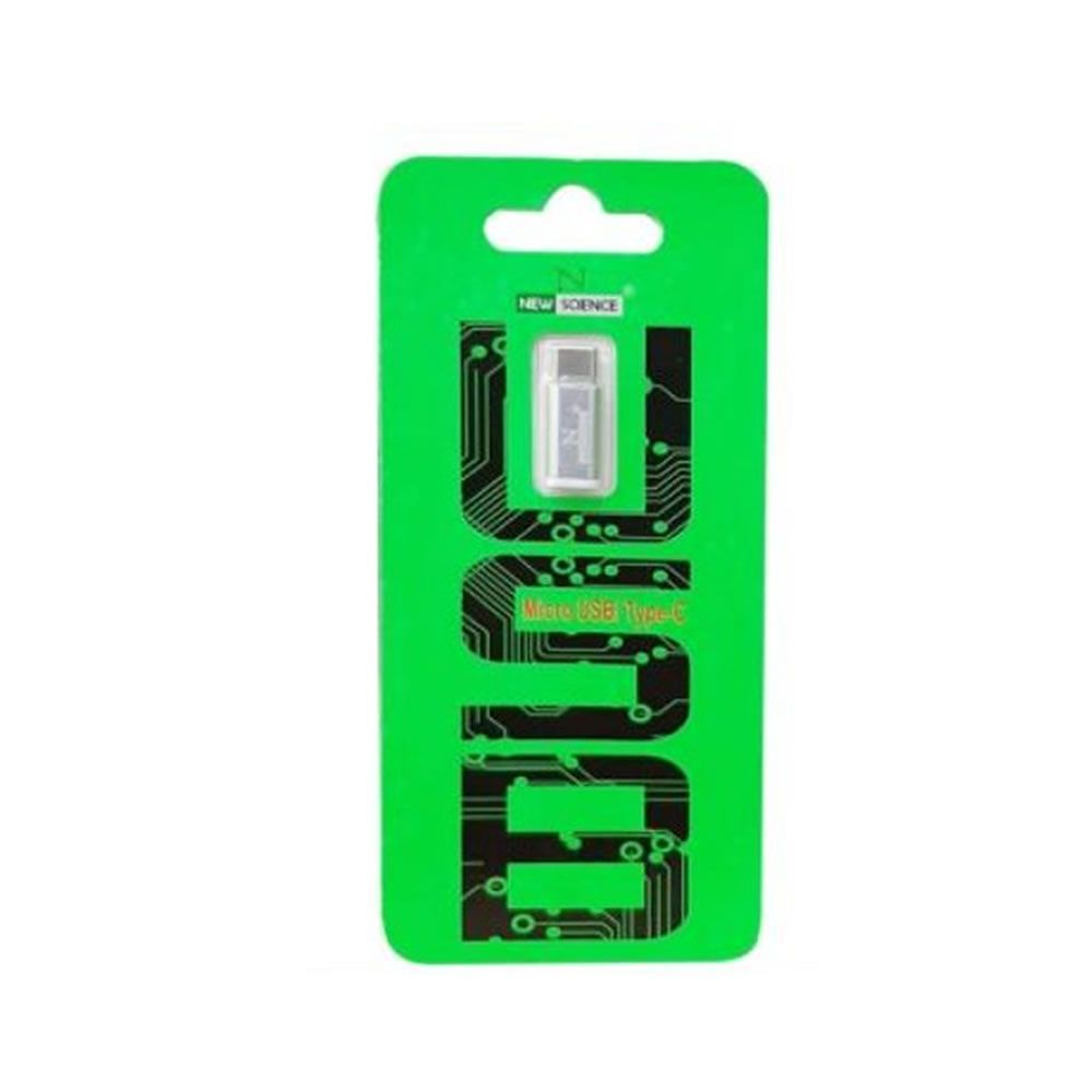 Mini Adaptador New Science Micro USB Para USB-C