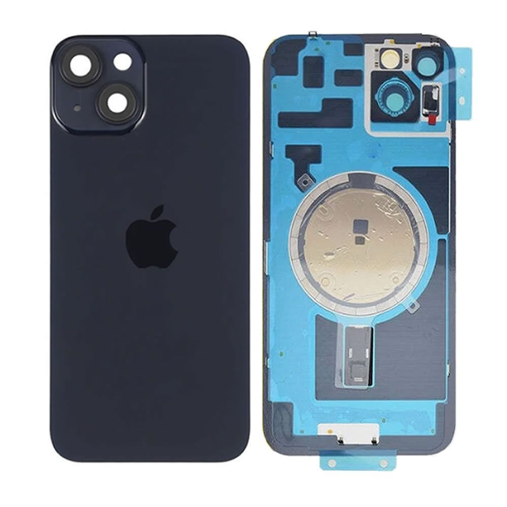 Cópia de Tampa Traseira Apple Iphone 14 Plus Preto Com Lente de Câmera